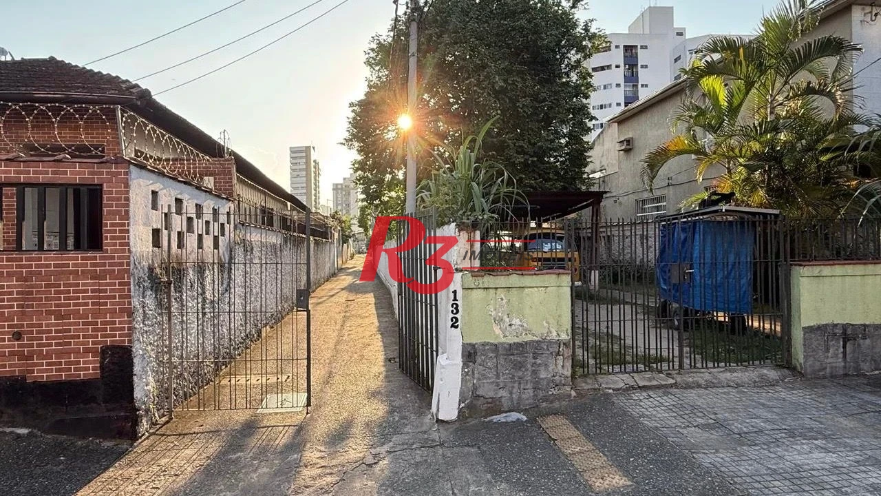 Terreno à venda, 564 m² por R$ 1.500.000,00 - Campo Grande - Santos/SP