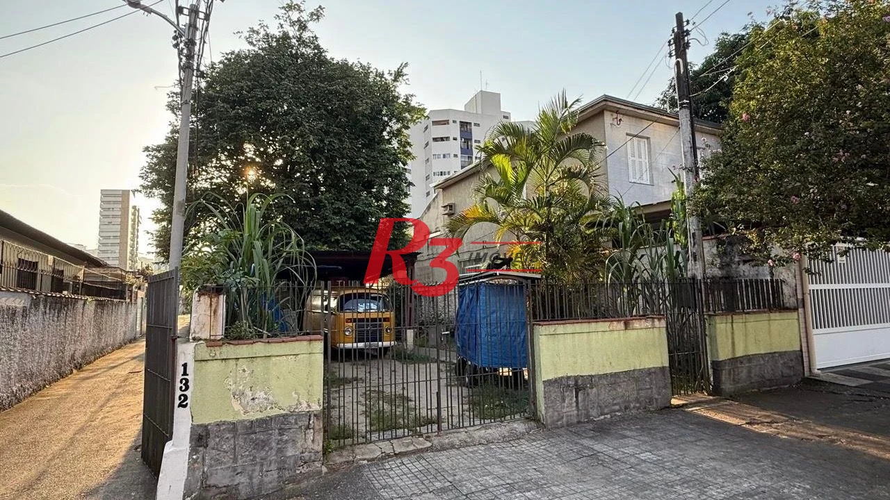 Terreno à venda, 564 m² por R$ 1.500.000,00 - Campo Grande - Santos/SP