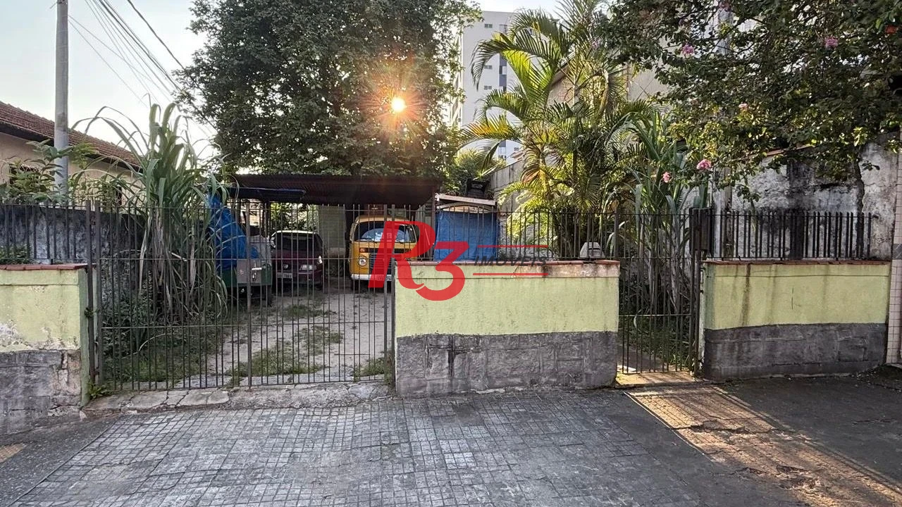 Terreno à venda, 564 m² por R$ 1.500.000,00 - Campo Grande - Santos/SP