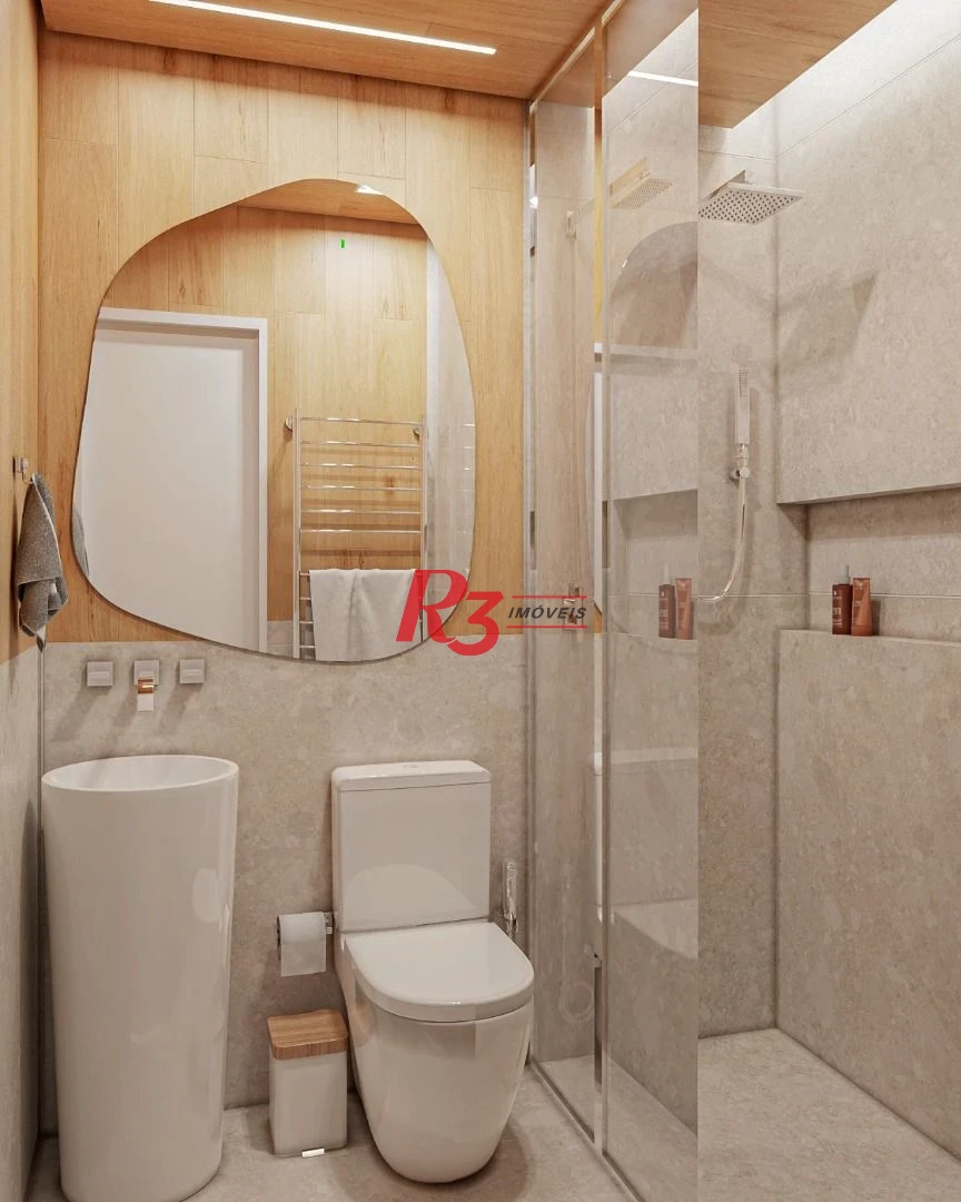 Apartamento à venda, 93 m² por R$ 1.630.000,00 - Boqueirão - Santos/SP