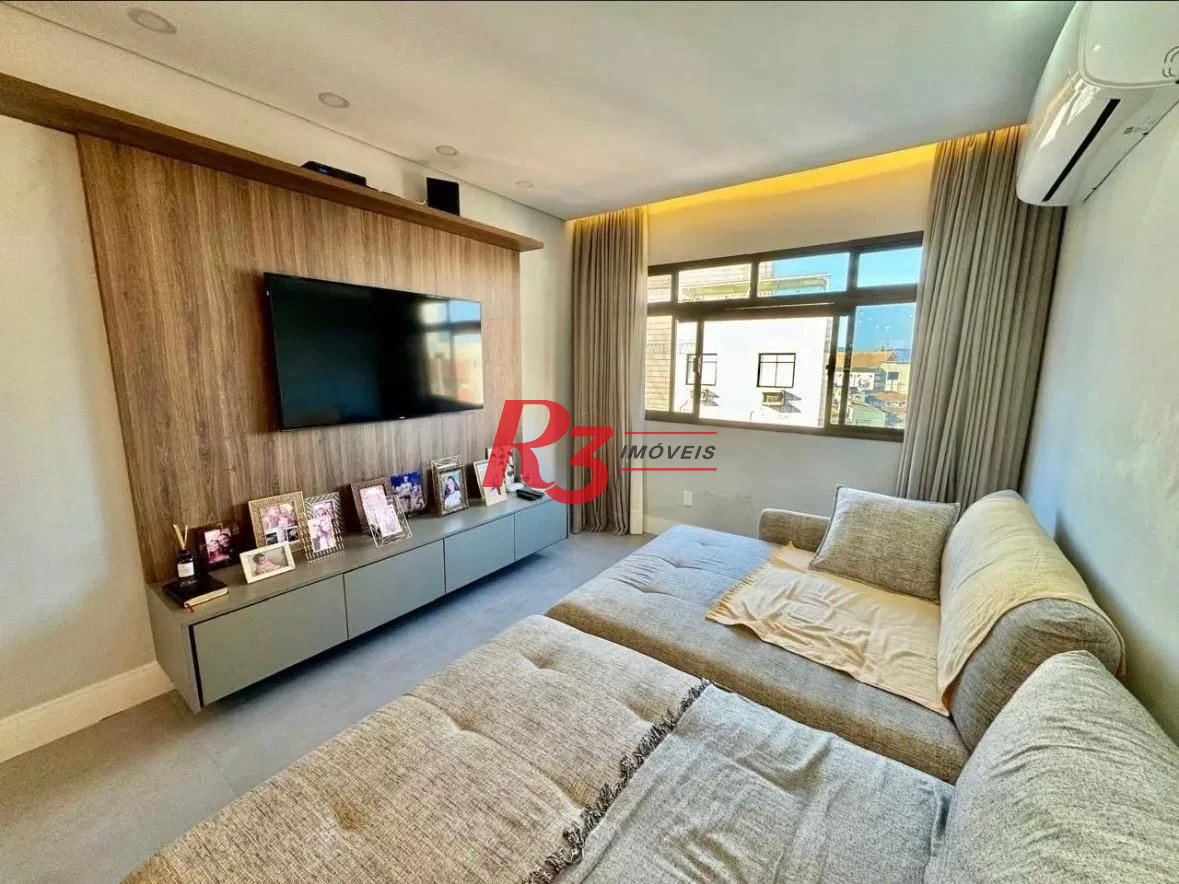 Apartamento com 2 dormitórios à venda, 94 m² por R$ 855.000,00 - Ponta da Praia - Santos/SP