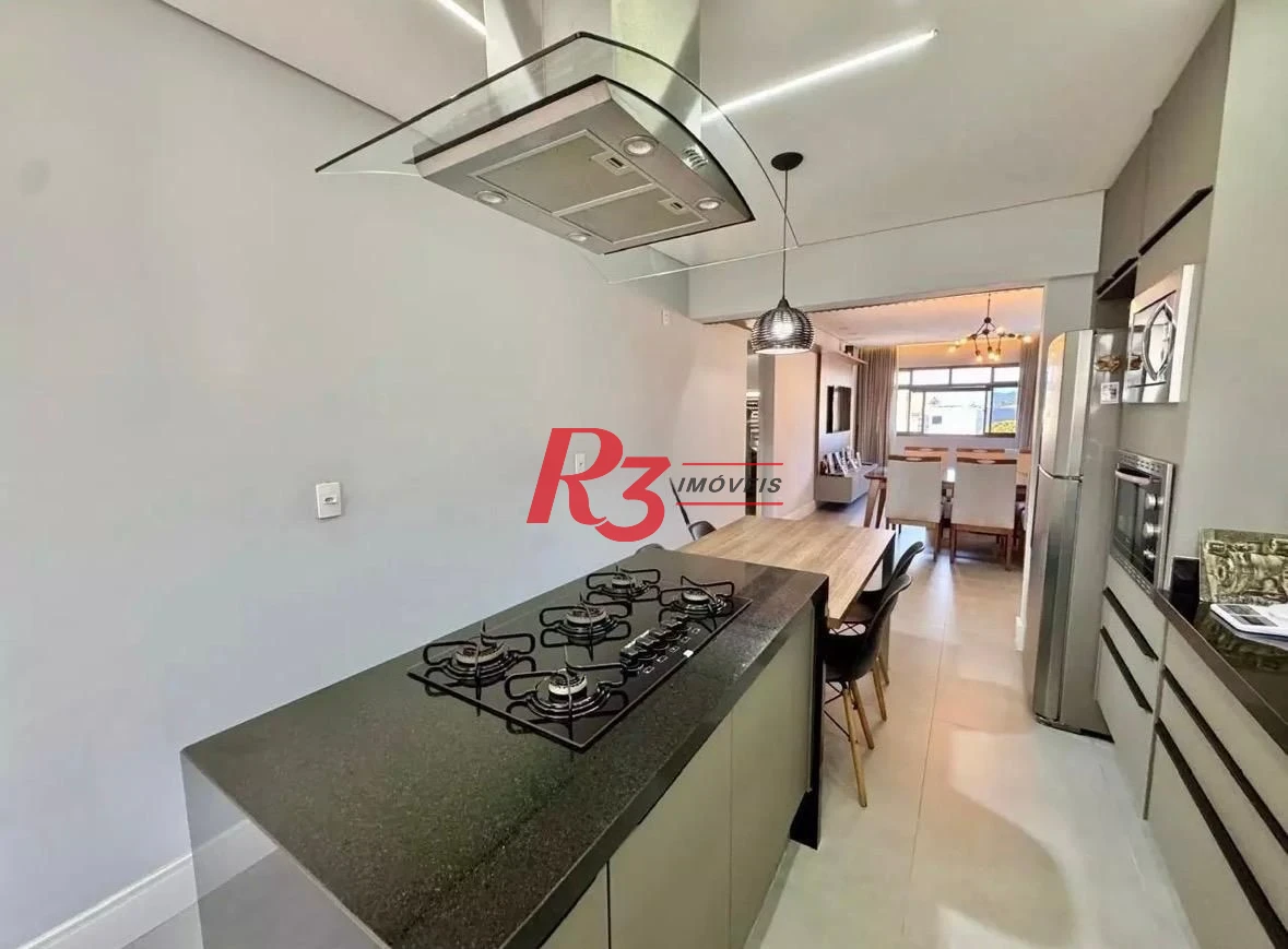 Apartamento com 2 dormitórios à venda, 94 m² por R$ 855.000,00 - Ponta da Praia - Santos/SP