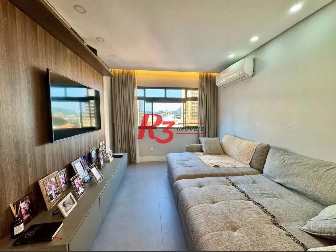 Apartamento com 2 dormitórios à venda, 94 m² por R$ 855.000,00 - Ponta da Praia - Santos/SP