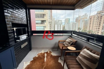 Apartamento à venda, 287 m² por R$ 2.900.000,00 - Boqueirão - Santos/SP