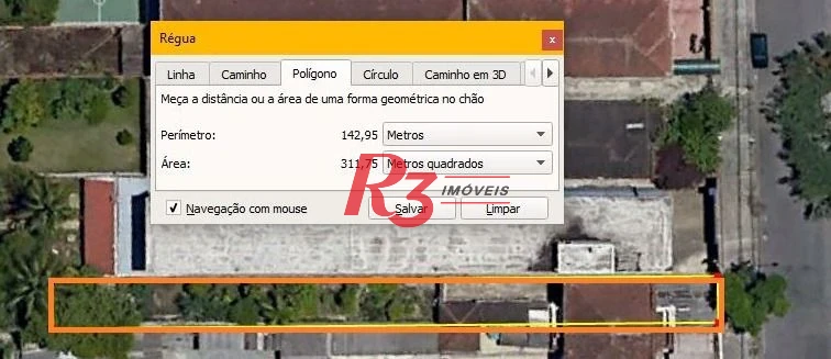 Terreno à venda, 306 m² por R$ 1.790.000,00 - Vila Matias - Santos/SP