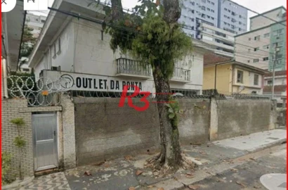Terreno à venda, 1059 m² por R$ 10.060.000,00 - Ponta da Praia - Santos/SP