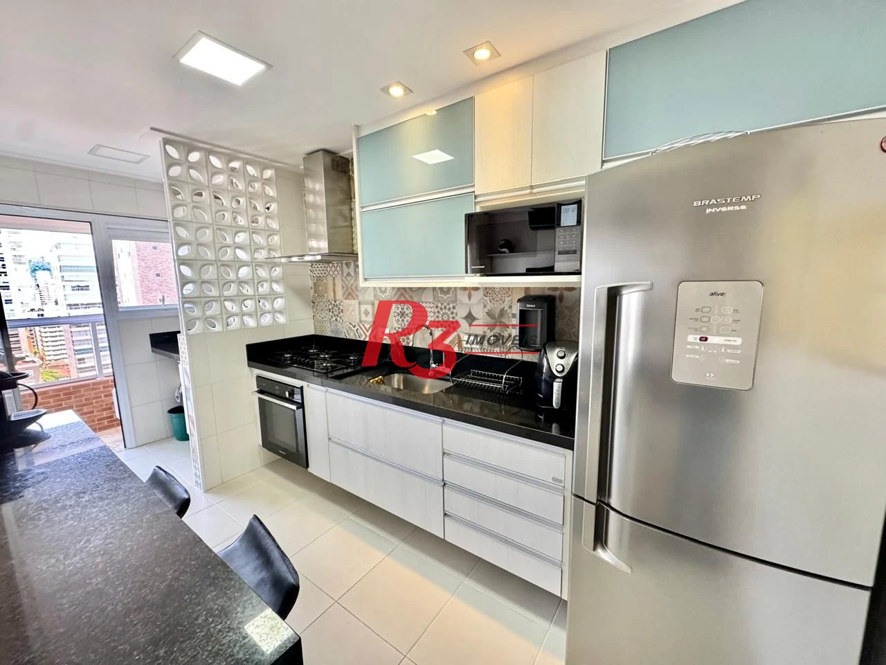 Apartamento com 1 dormitório à venda, 57 m² por R$ 750.000,00 - Boqueirão - Santos/SP
