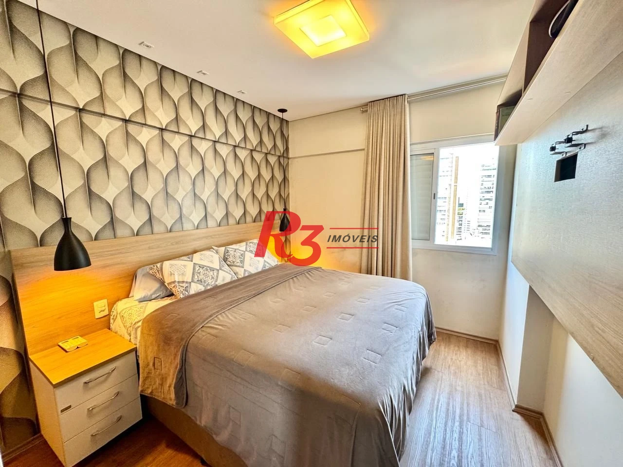 Apartamento com 1 dormitório à venda, 57 m² por R$ 750.000,00 - Boqueirão - Santos/SP