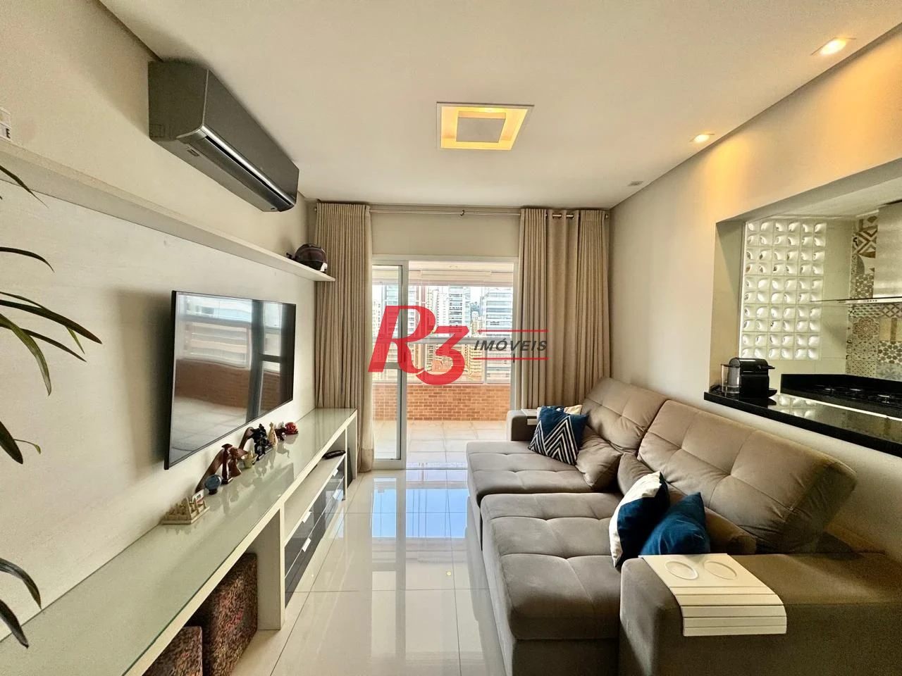 Apartamento com 1 dormitório à venda, 57 m² por R$ 750.000,00 - Boqueirão - Santos/SP