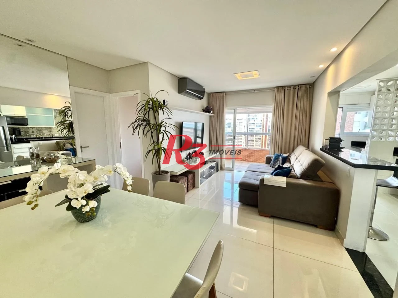 Apartamento com 1 dormitório à venda, 57 m² por R$ 750.000,00 - Boqueirão - Santos/SP