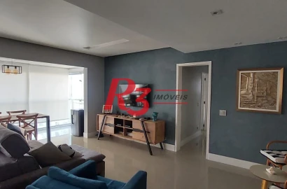 Apartamento à venda, 100 m² por R$ 1.458.000,00 - José Menino - Santos/SP