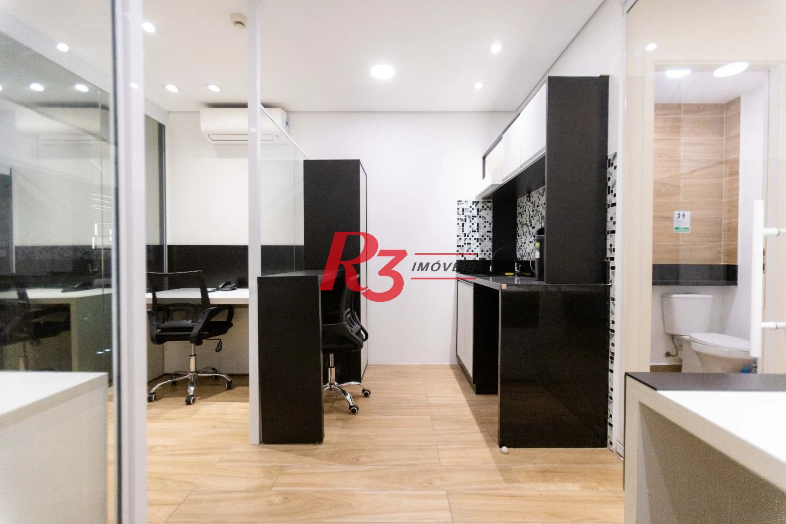 Sala para alugar, 50 m² por R$ 7.071,00/mês - Valongo - Santos/SP