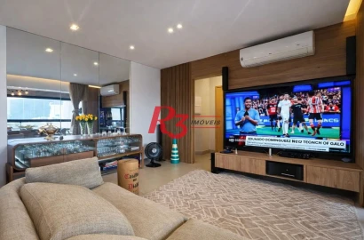 Apartamento à venda, 75 m² por R$ 1.140.000,00 - José Menino - Santos/SP