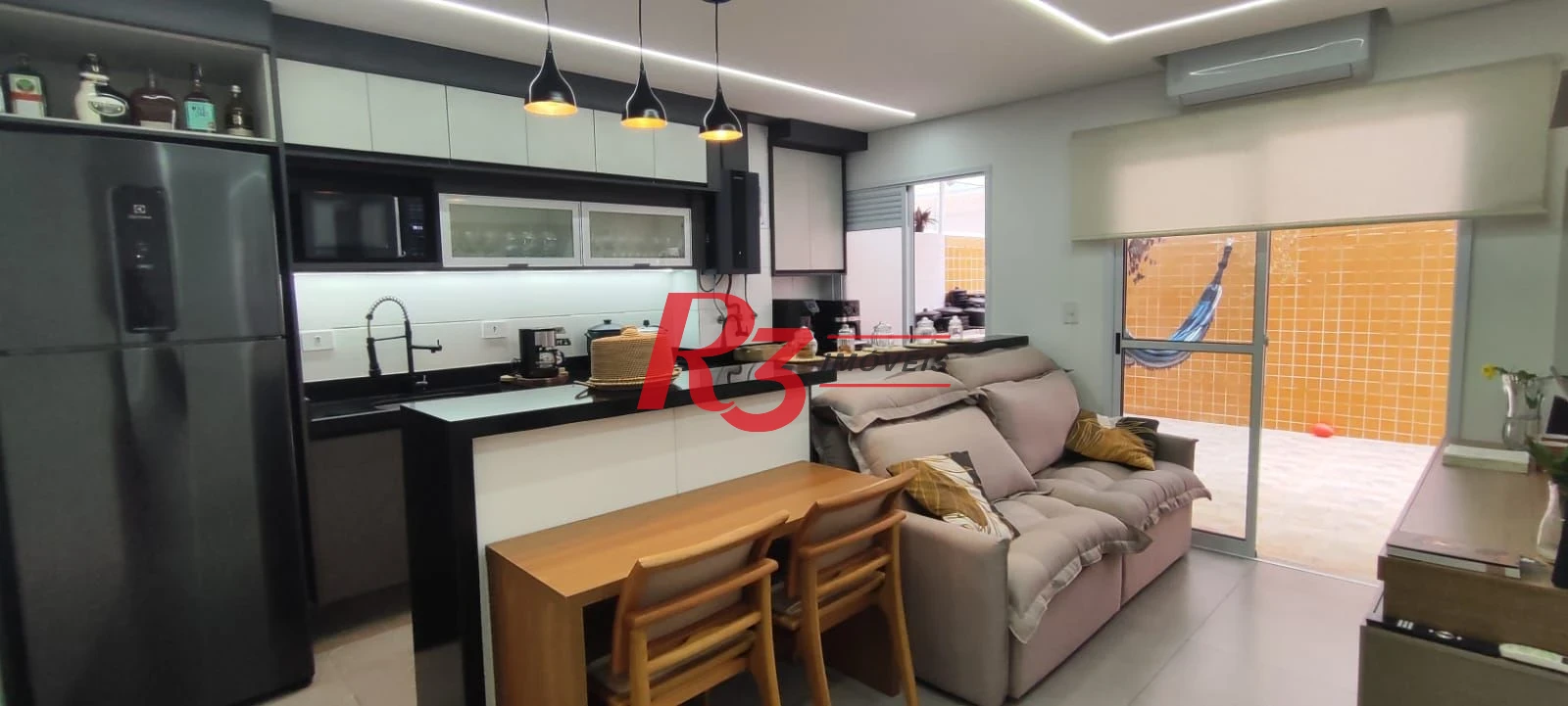 Apartamento Garden com 2 dormitórios à venda, 75 m² por R$ 692.000,00 - Boqueirão - Praia Grande/SP