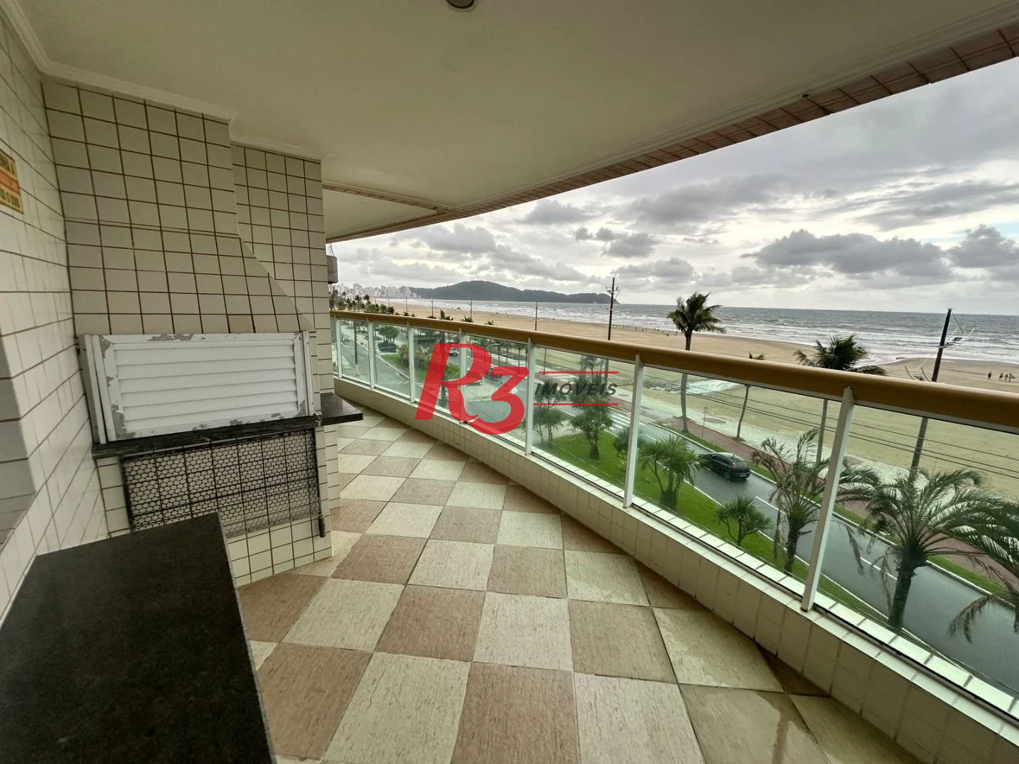 Apartamento com 3 dormitórios para alugar, 170 m² por R$ 8.000,00/mês - Aviação - Praia Grande/SP