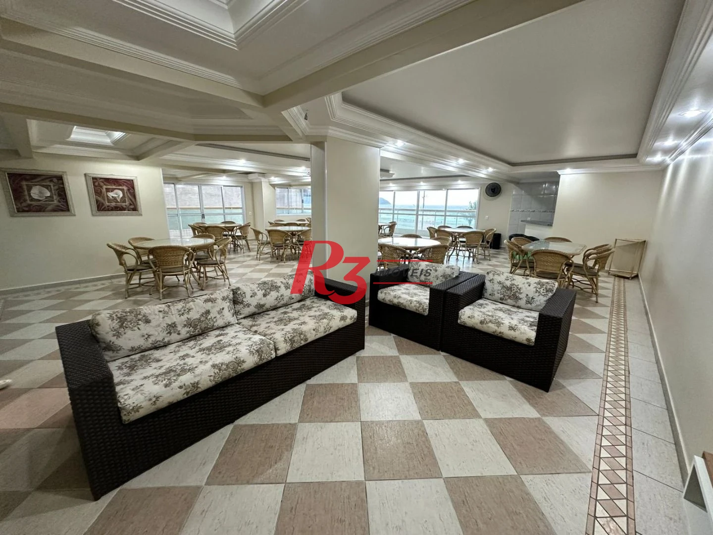 Apartamento com 3 dormitórios para alugar, 170 m² por R$ 8.000,00/mês - Aviação - Praia Grande/SP