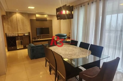 Apartamento com 4 dormitórios à venda, 166 m² por R$ 2.635.000,00 - Pompéia - Santos/SP