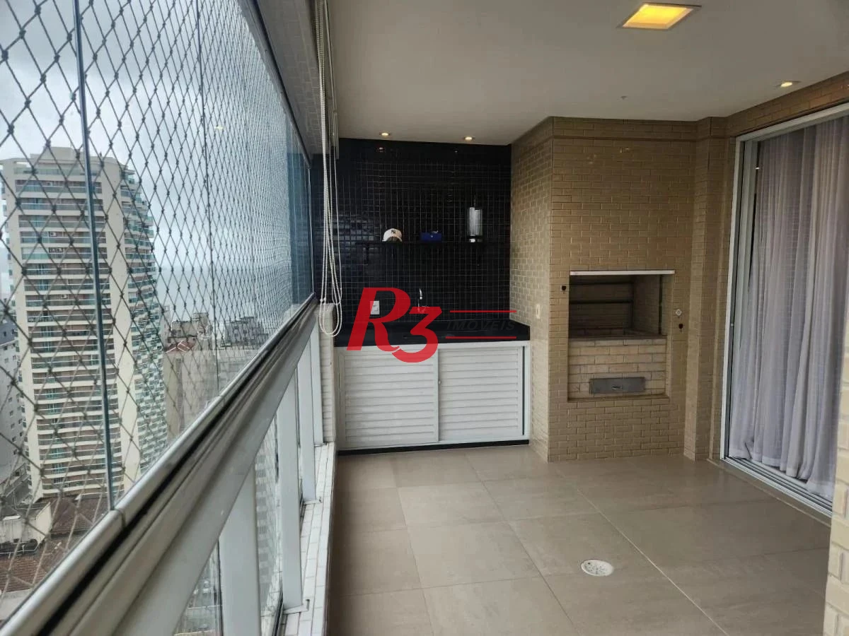 Apartamento com 4 dormitórios à venda, 166 m² por R$ 2.635.000,00 - Pompéia - Santos/SP