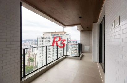Apartamento com 1 dormitório à venda, 54 m² por R$ 905.000,00 - Boqueirão - Santos/SP
