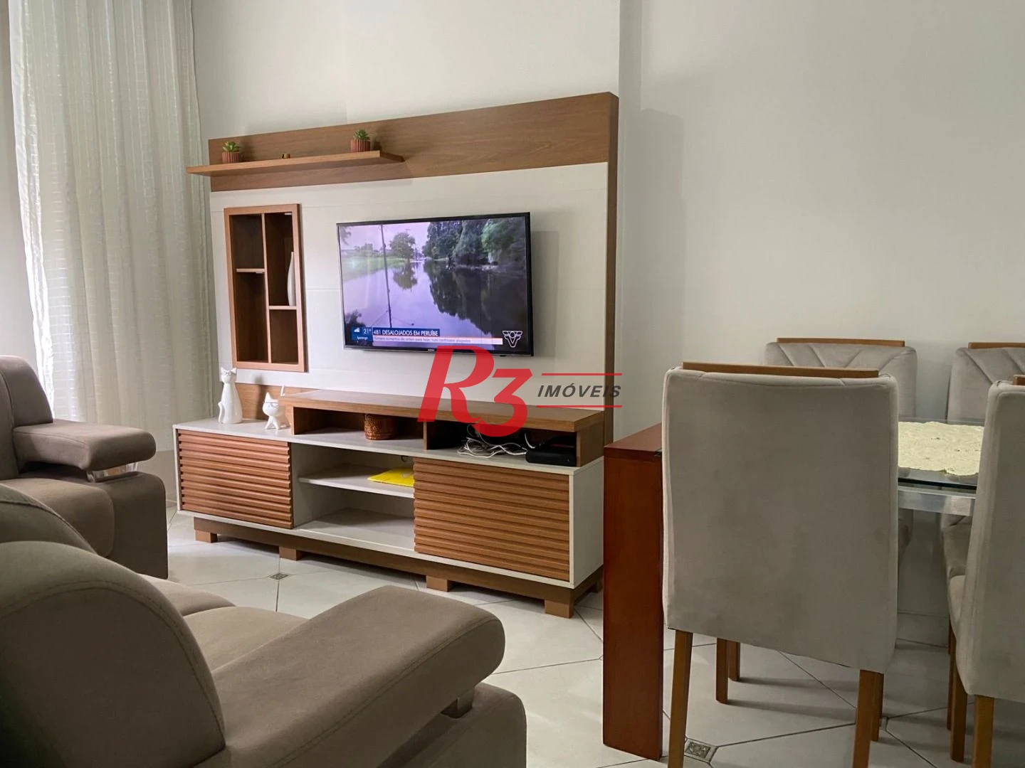 Apartamento com 1 dormitório à venda, 57 m² por R$ 365.000,00 - Aparecida - Santos/SP