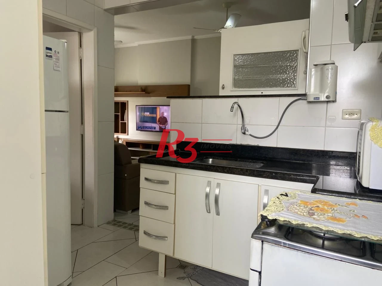 Apartamento com 1 dormitório à venda, 57 m² por R$ 365.000,00 - Aparecida - Santos/SP