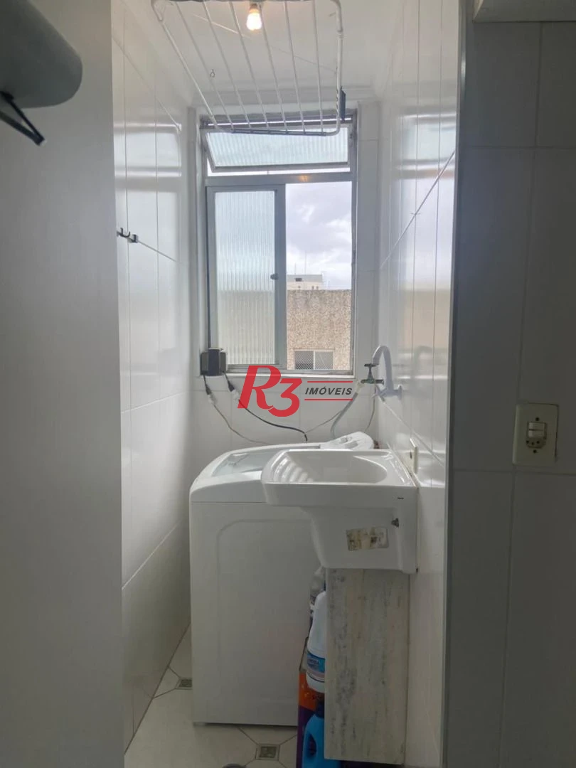 Apartamento com 1 dormitório à venda, 57 m² por R$ 365.000,00 - Aparecida - Santos/SP