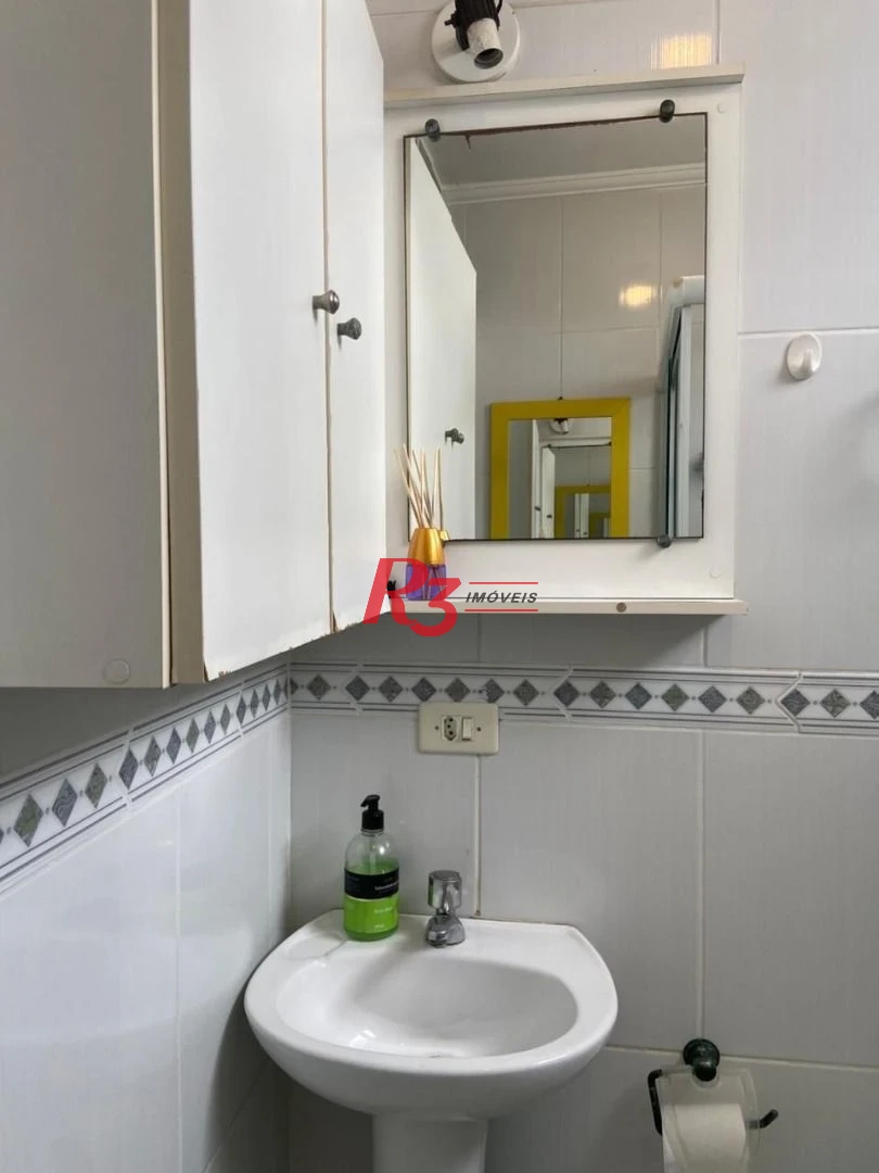 Apartamento com 1 dormitório à venda, 57 m² por R$ 365.000,00 - Aparecida - Santos/SP