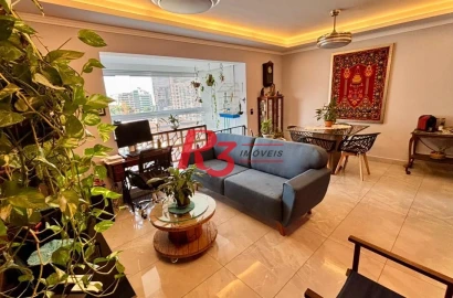 Apartamento com 3 dormitórios à venda, 96 m² por R$ 960.000,00 - Vila Belmiro - Santos/SP