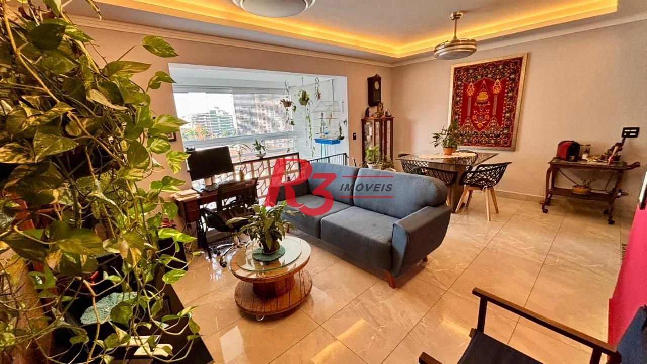 Apartamento com 3 dormitórios à venda, 96 m² por R$ 960.000,00 - Vila Belmiro - Santos/SP