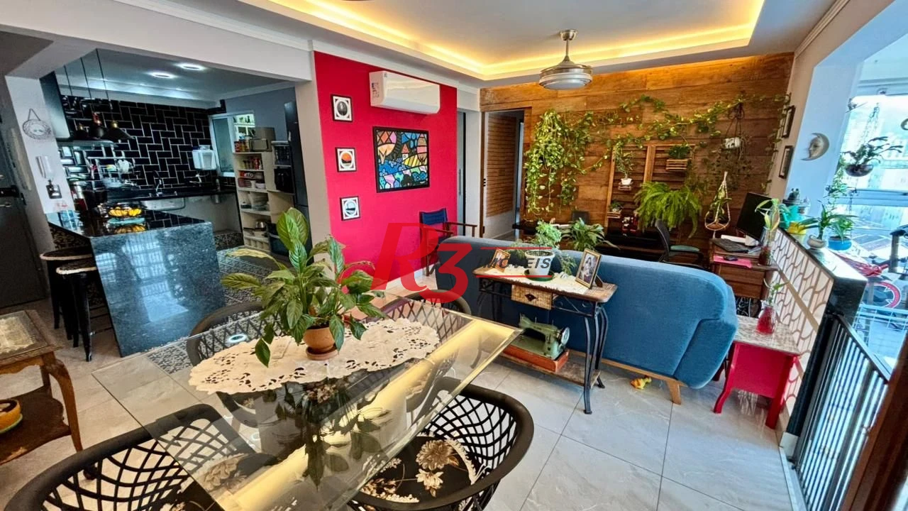 Apartamento com 3 dormitórios à venda, 96 m² por R$ 960.000,00 - Vila Belmiro - Santos/SP