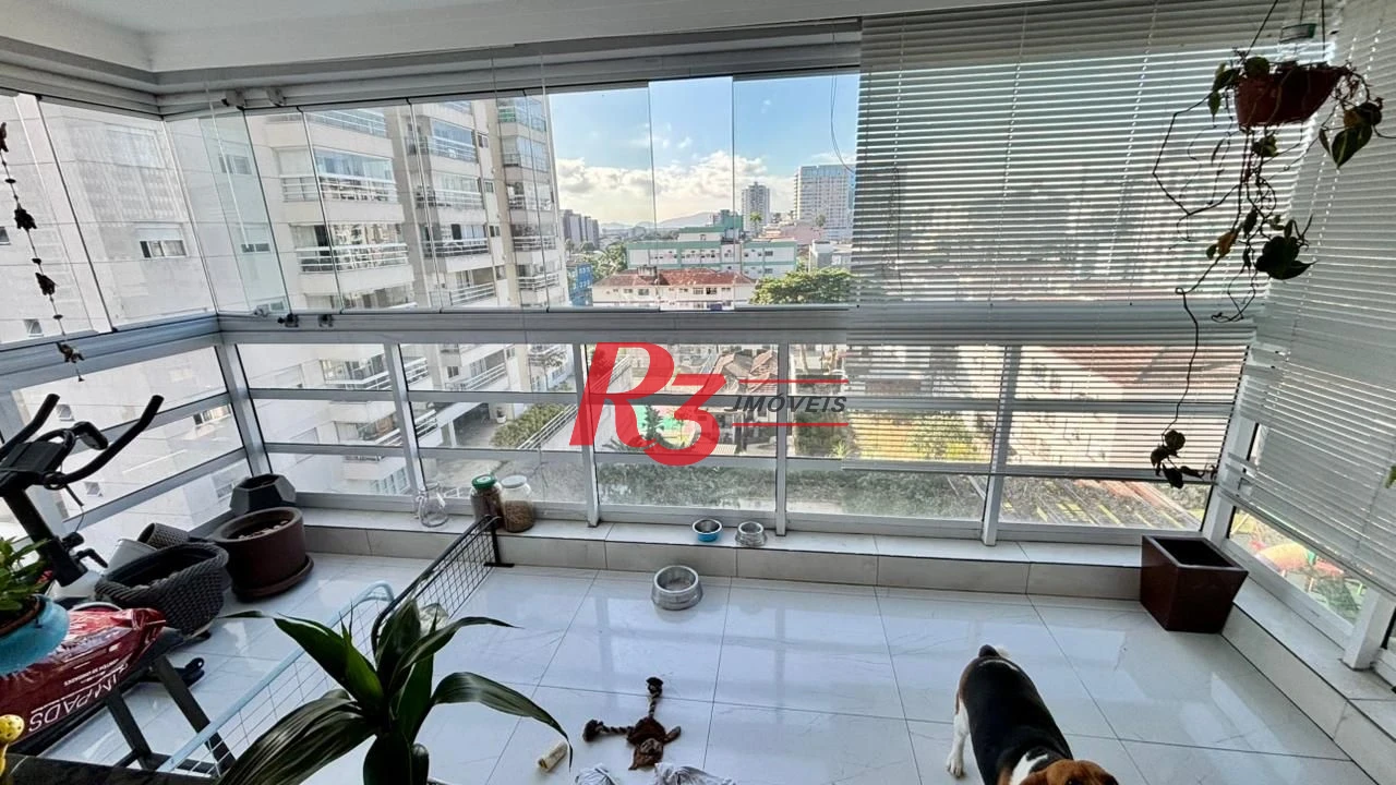 Apartamento com 3 dormitórios à venda, 96 m² por R$ 960.000,00 - Vila Belmiro - Santos/SP