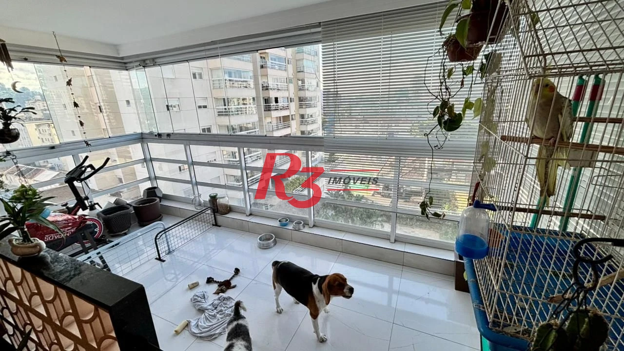 Apartamento com 3 dormitórios à venda, 96 m² por R$ 960.000,00 - Vila Belmiro - Santos/SP
