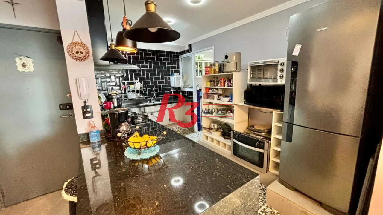 Apartamento com 3 dormitórios à venda, 96 m² por R$ 960.000,00 - Vila Belmiro - Santos/SP