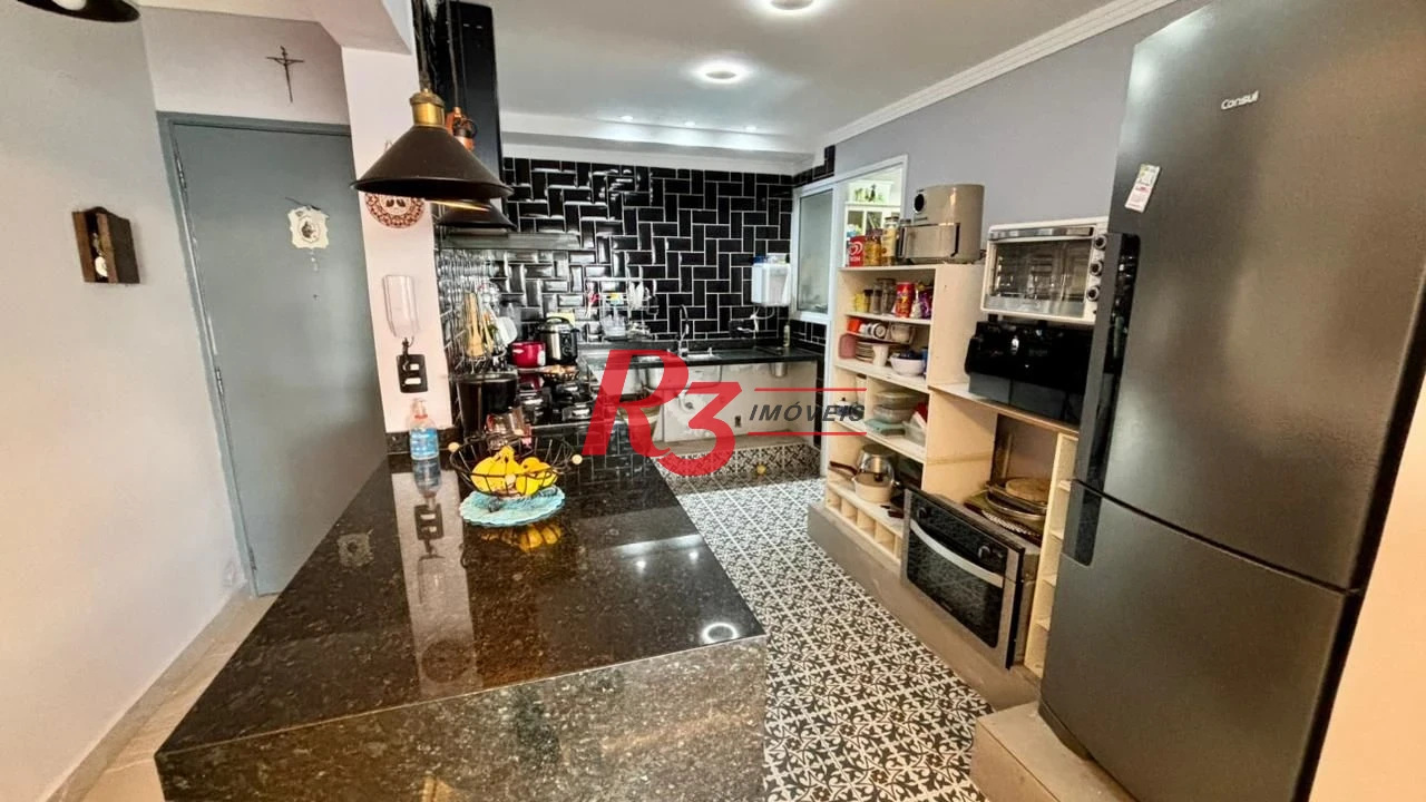 Apartamento com 3 dormitórios à venda, 96 m² por R$ 960.000,00 - Vila Belmiro - Santos/SP