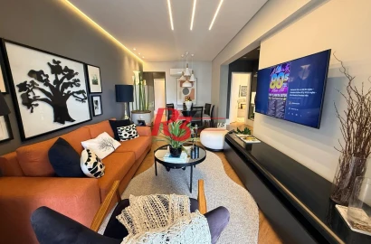 Apartamento à venda, 114 m² por R$ 1.915.000,00 - Pompéia - Santos/SP
