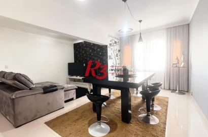 Apartamento à venda, 120 m² por R$ 546.000,00 - Marapé - Santos/SP