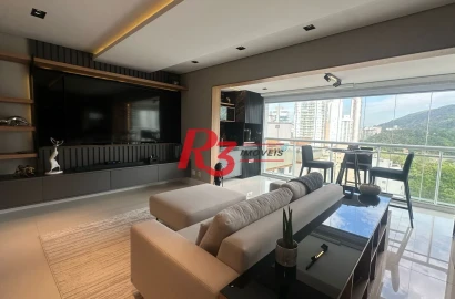 Apartamento com 2 dormitórios à venda, 101 m² por R$ 1.400.000,00 - José Menino - Santos/SP