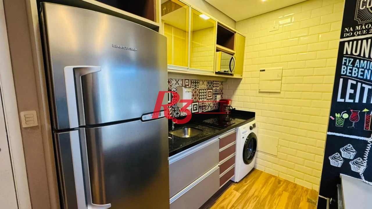 Apartamento para alugar, 54 m² por R$ 5.500,02/mês - Pompéia - Santos/SP