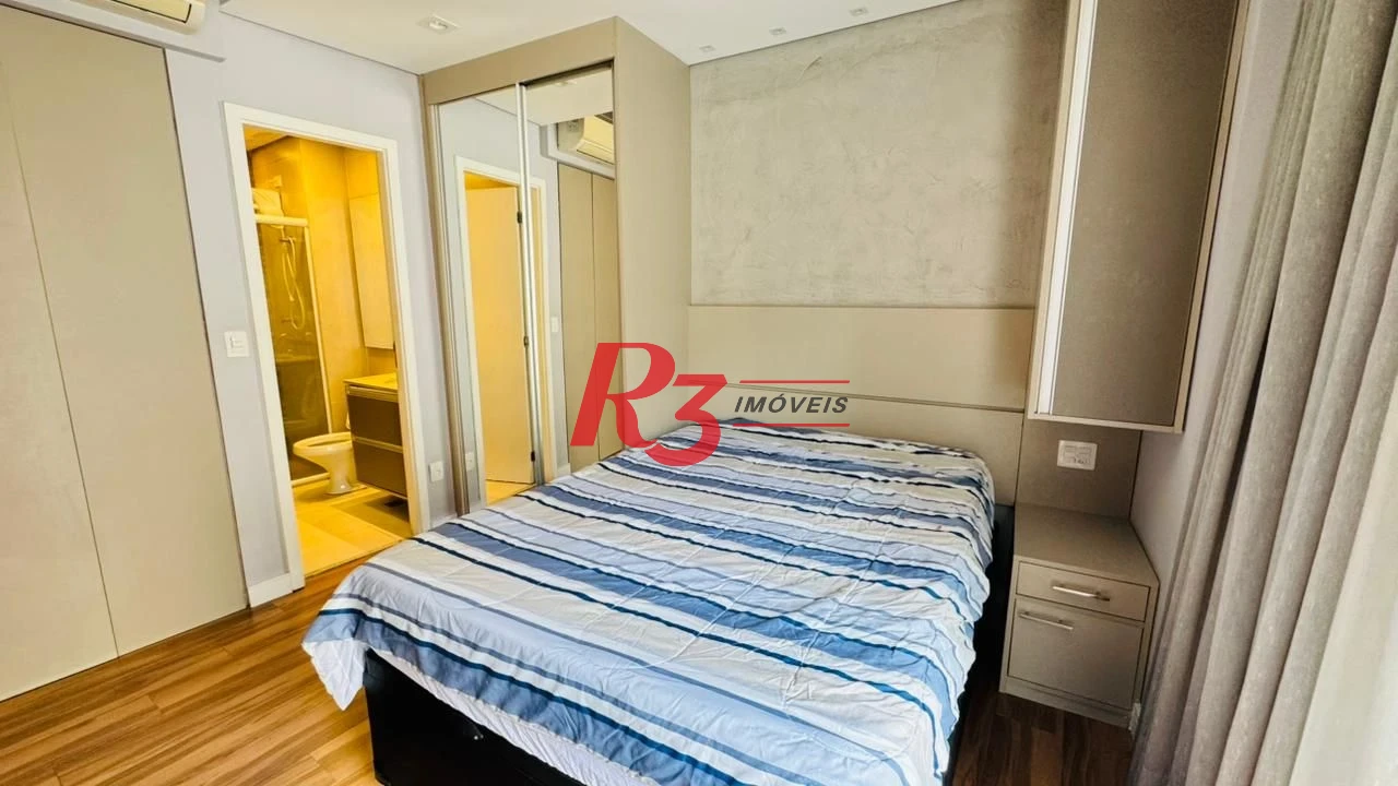 Apartamento para alugar, 54 m² por R$ 5.500,02/mês - Pompéia - Santos/SP