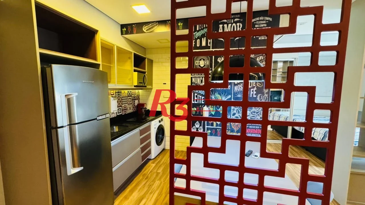 Apartamento para alugar, 54 m² por R$ 5.500,02/mês - Pompéia - Santos/SP