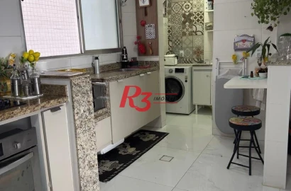 Apartamento à venda, 111 m² por R$ 695.000,00 - Gonzaga - Santos/SP