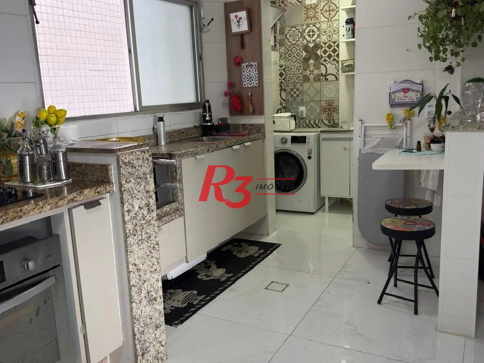 Apartamento à venda, 111 m² por R$ 695.000,00 - Gonzaga - Santos/SP