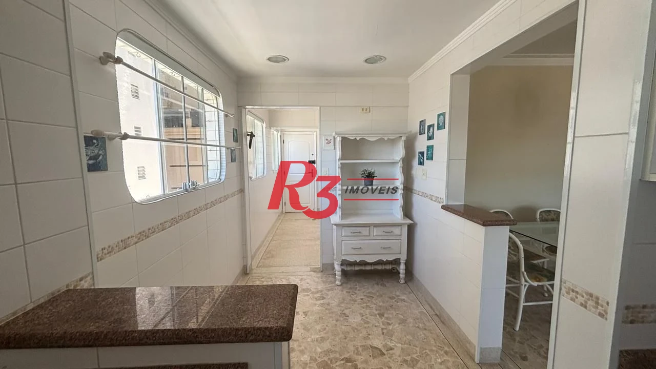 Apartamento com 3 dormitórios para alugar, 120 m² por R$ 9.310,00/mês - Ponta da Praia - Santos/SP