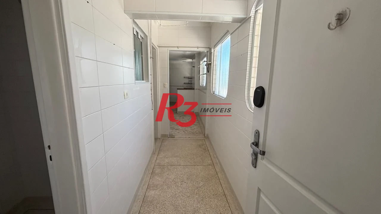 Apartamento com 3 dormitórios para alugar, 120 m² por R$ 9.310,00/mês - Ponta da Praia - Santos/SP