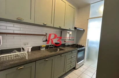Apartamento com 2 dormitórios à venda, 80 m² por R$ 960.000,00 - Gonzaga - Santos/SP