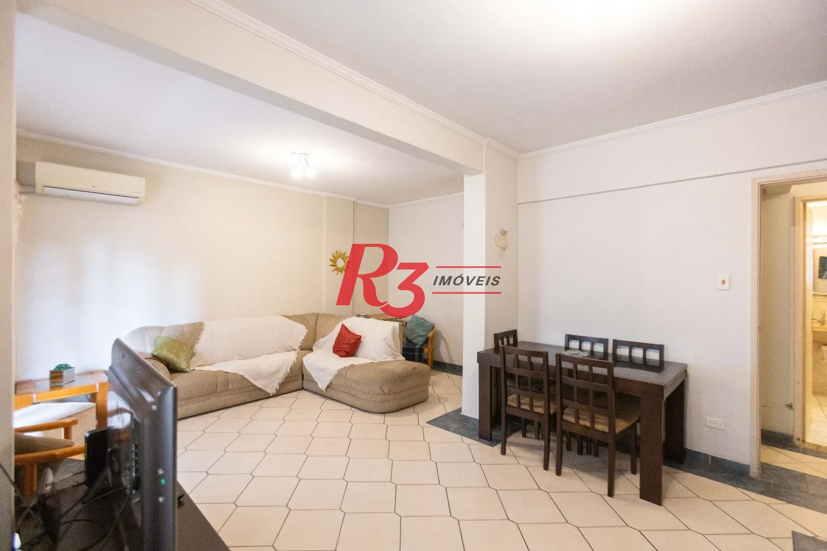Apartamento para alugar, 100 m² por R$ 4.500,02/mês - José Menino - Santos/SP