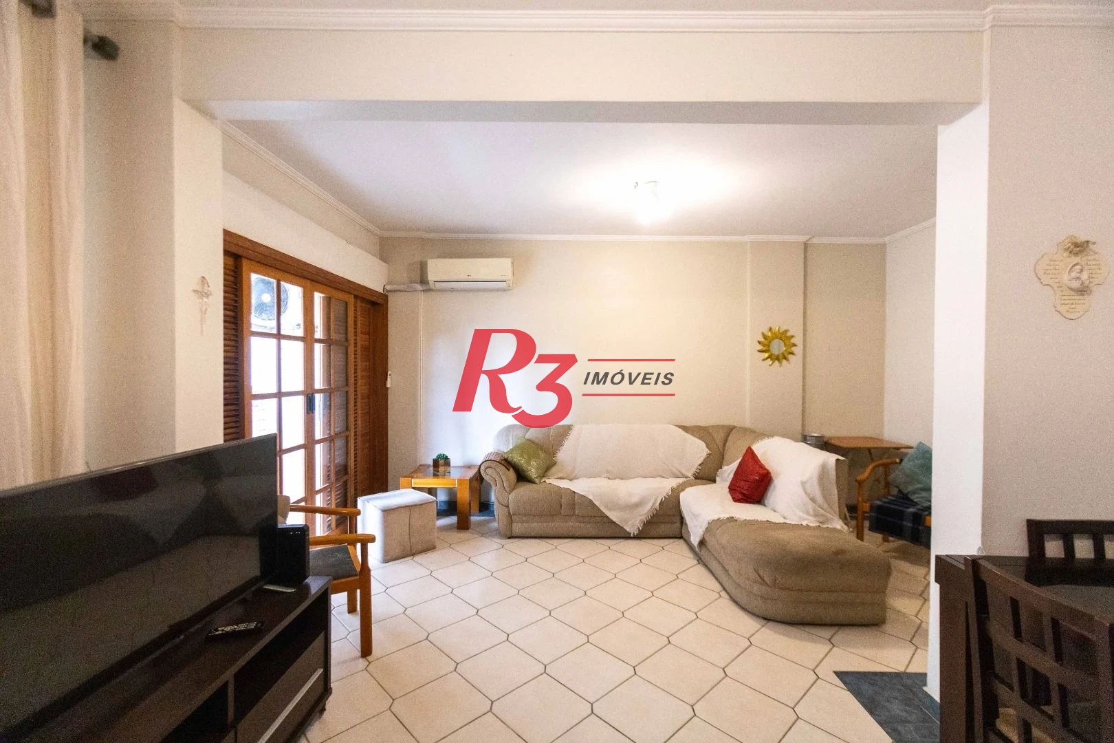 Apartamento para alugar, 100 m² por R$ 4.500,02/mês - José Menino - Santos/SP