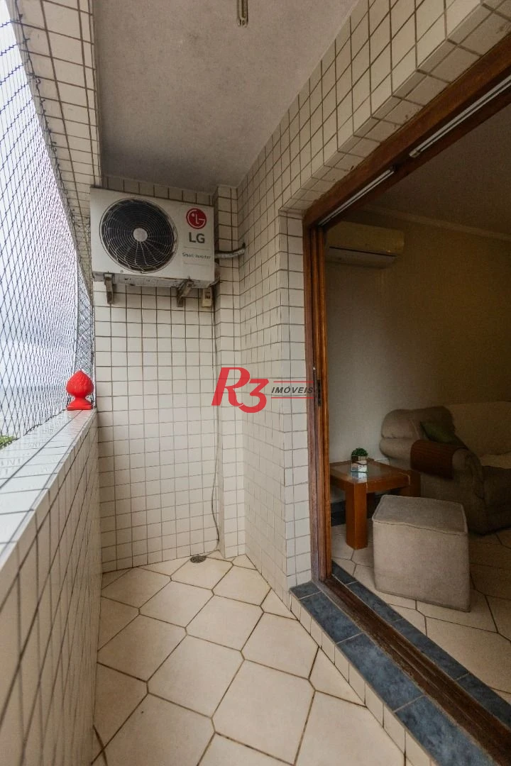 Apartamento para alugar, 100 m² por R$ 4.500,02/mês - José Menino - Santos/SP