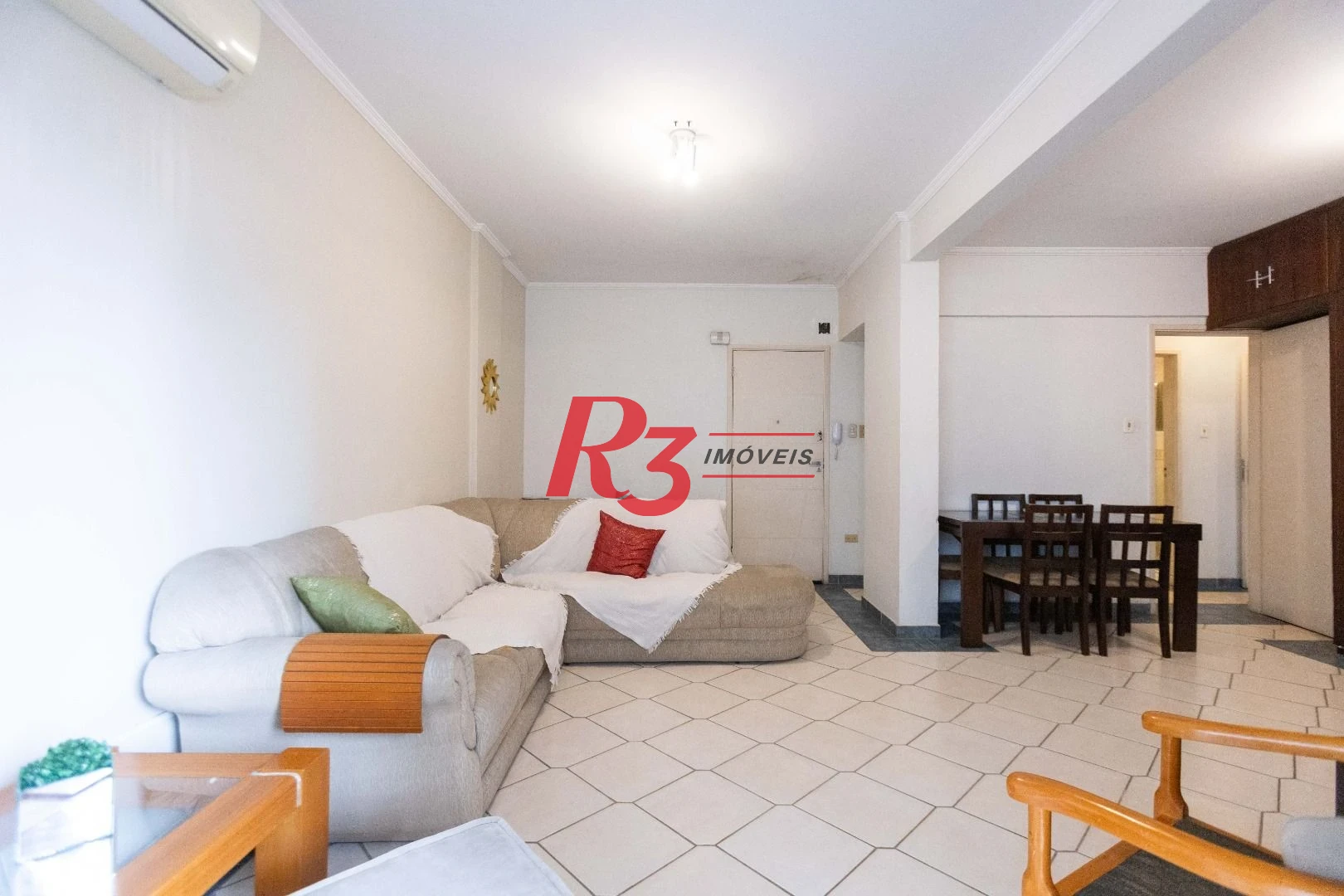 Apartamento para alugar, 100 m² por R$ 4.500,02/mês - José Menino - Santos/SP