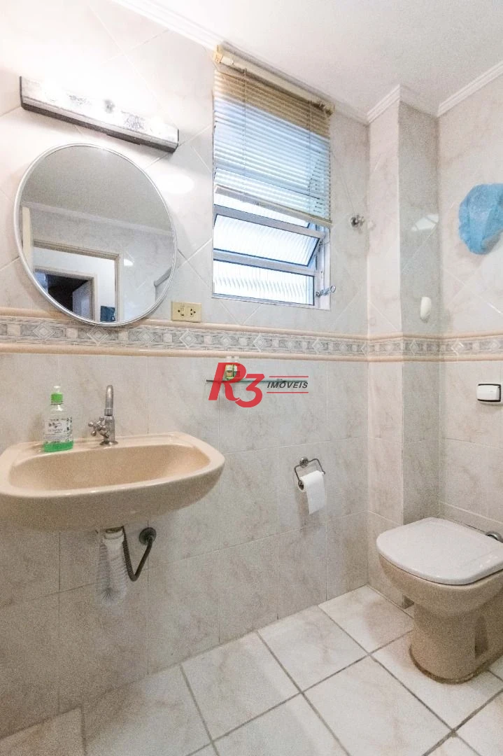 Apartamento para alugar, 100 m² por R$ 4.500,02/mês - José Menino - Santos/SP